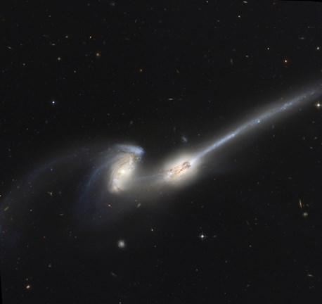 Framed NGC 4676, also Known as the Mice Galaxies Print