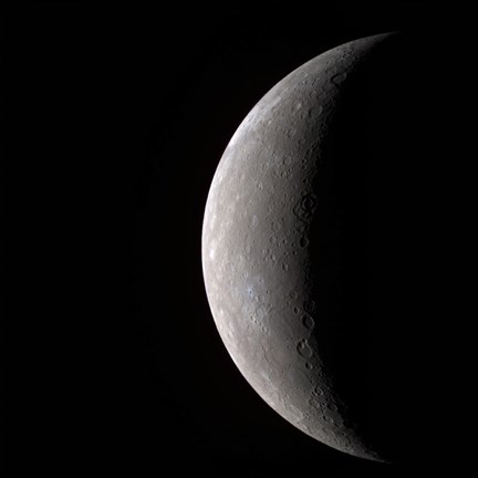 Framed Planet Mercury 3 Print