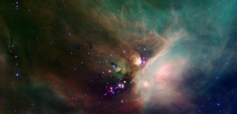 Framed Rho Ophiuchi Nebula Print