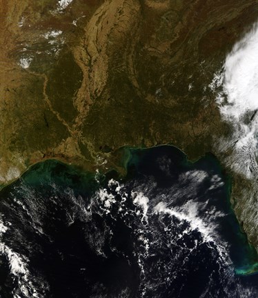 Framed Southeastern United States Print