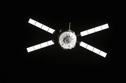 Framed European Space Agency&#39;s Jules Verne Automated Transfer Vehicle Print