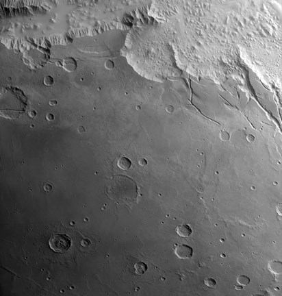 Framed Surface of Mars Print