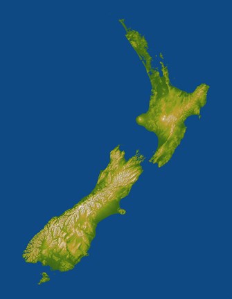 Framed New Zealand Print