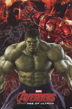 Framed Avengers 2 - Hulk Print