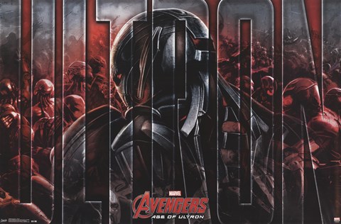 Framed Avengers 2 - Ultron Print