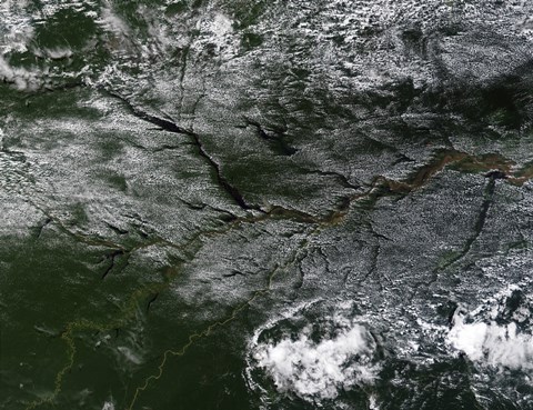 Framed Brazilian Amazon River Print
