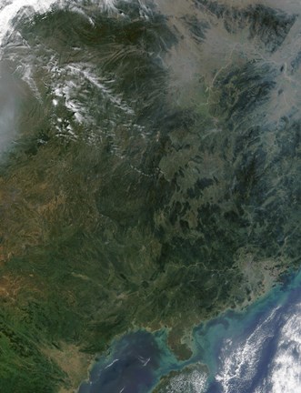 Framed Southeastern China Print