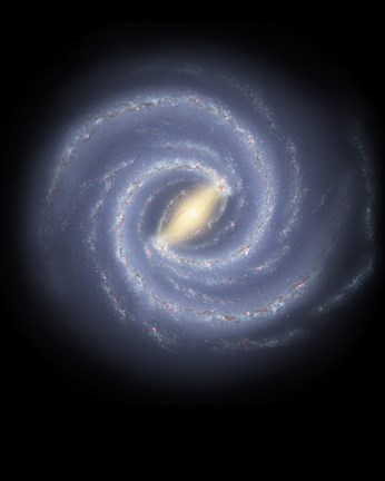 Framed Milky Way Galaxy Print