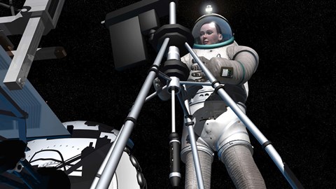 Framed Artist&#39;s Concept of Future Space Exploration Print