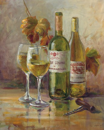 Framed Opening the Wine II Print