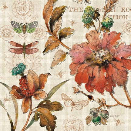 Framed French Country V Print