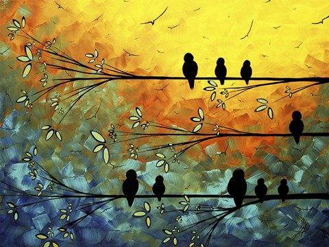 Framed Birds Of A Feather Print