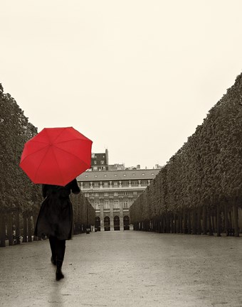 Framed Paris Stroll I Feet Print