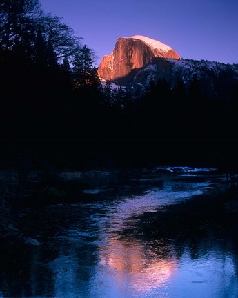 Framed Half Dome, Merced River, Yosemite, California Print