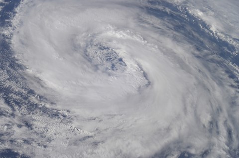 Framed Hurricane Epsilon Print