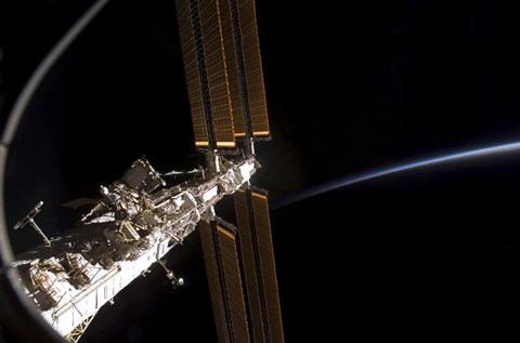 Framed Section of the International Space Station Print