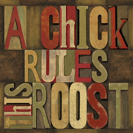 Framed Printers Block Rules This Roost I Print