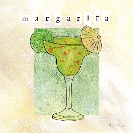 Framed Tropical Cocktails III Print