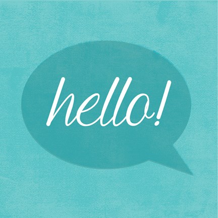 Framed Text Me II Print