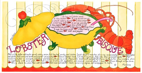 Framed Lobster Print