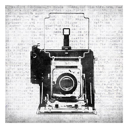 Framed Vintage Camera Print