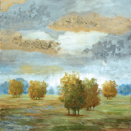 Framed Lush Meadow II Print