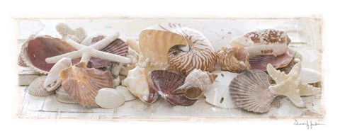 Framed Treasures by the Sea I Print