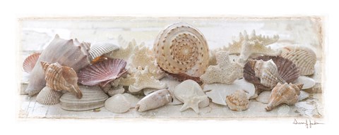 Framed Treasures by the Sea II Print