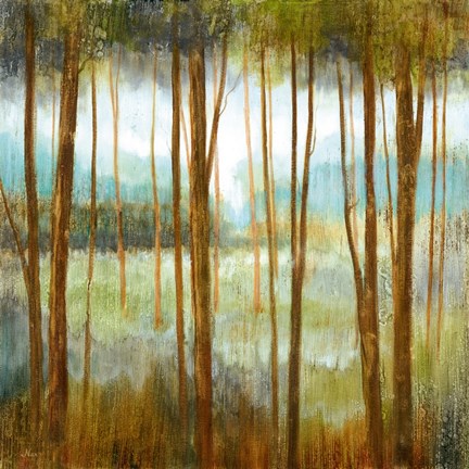 Framed Soft Forest I Print