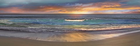 Framed Malibu Alone Print