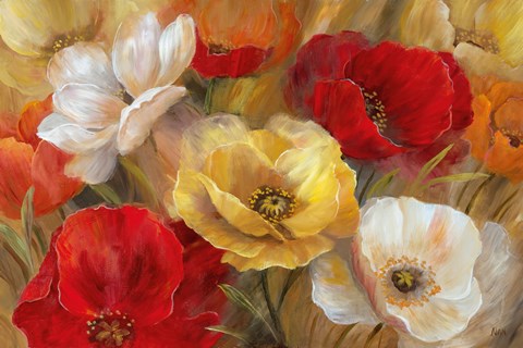 Framed Jardin d&#39;Or Print