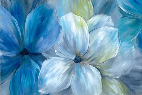 Framed Morning Glory Print