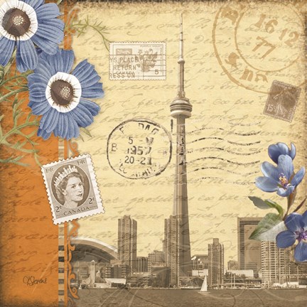 Framed Toronto Print