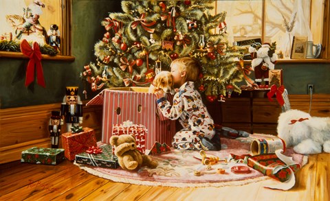 Framed Christmas Morning Print