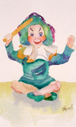 Framed Leprechaun Print