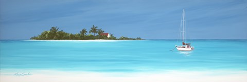 Framed Rush Hour - Island Time Print