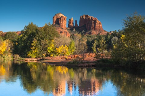 Framed Red Rock Crossing Print