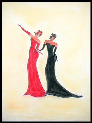 Framed Dancing 'til Midnight Print