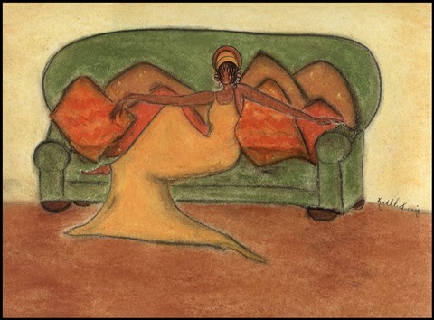 Framed Seductress Print