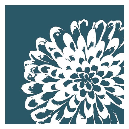 Framed Graphic Flower 1 Print