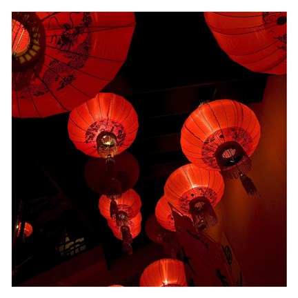 Framed Orient Lamps Print