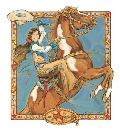 Framed Lead Mare Print