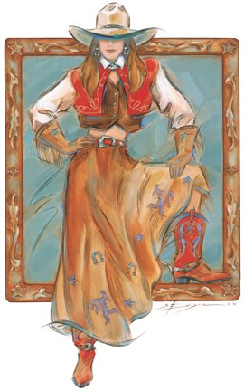 Framed Plum Sassy Print