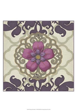 Framed Imperial Garden I Print