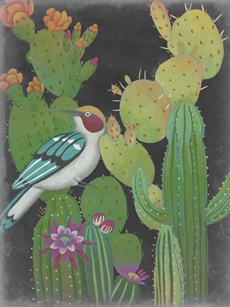 Framed Desert Twilight II Print