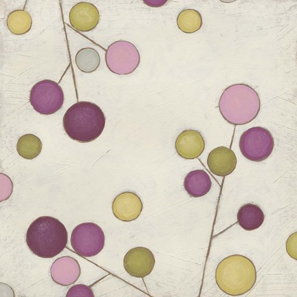 Framed Molecular Blossoms III Print