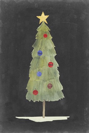 Framed Christmas Glow II Print