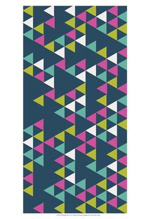 Framed Bunting III Print