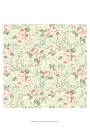 Framed Downton Roses II Print