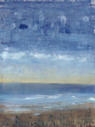 Framed Calm Surf I Print